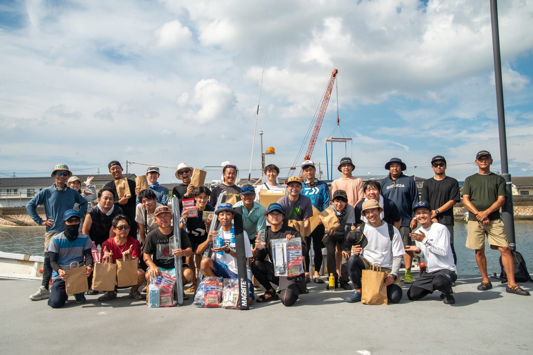 マゴチハンター®CUP 4th(藤生港(岩国沖))集合写真