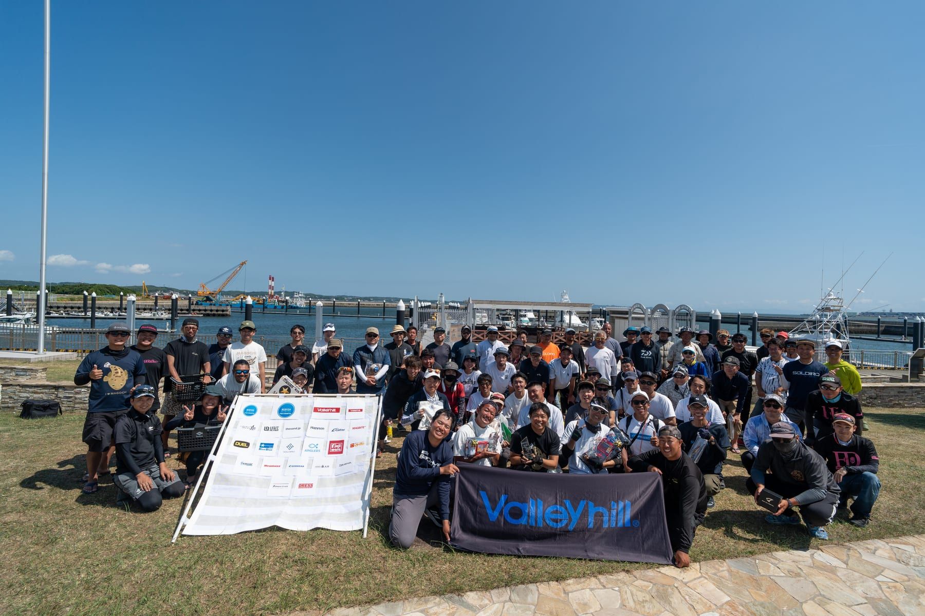 マゴチハンター®CUP 5th(NTPマリーナりんくう(伊勢湾))集合写真